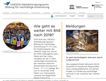 Tablet Screenshot of bne-portal.de